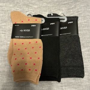 New York & Company Crew Socks